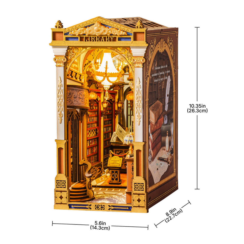 Rolife Library of Wonders DIY Book Nook Kit
