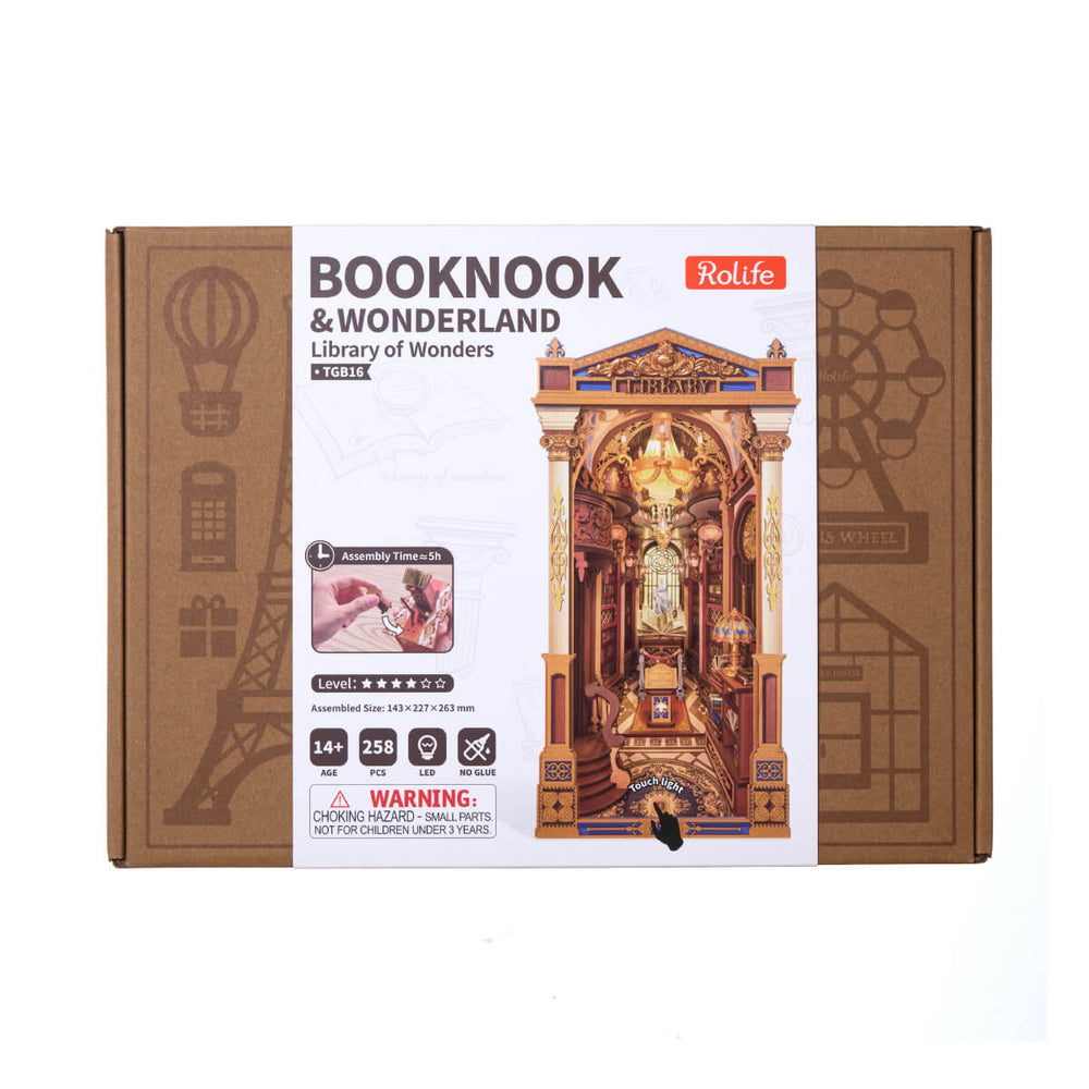 Rolife Library of Wonders DIY Book Nook Kit