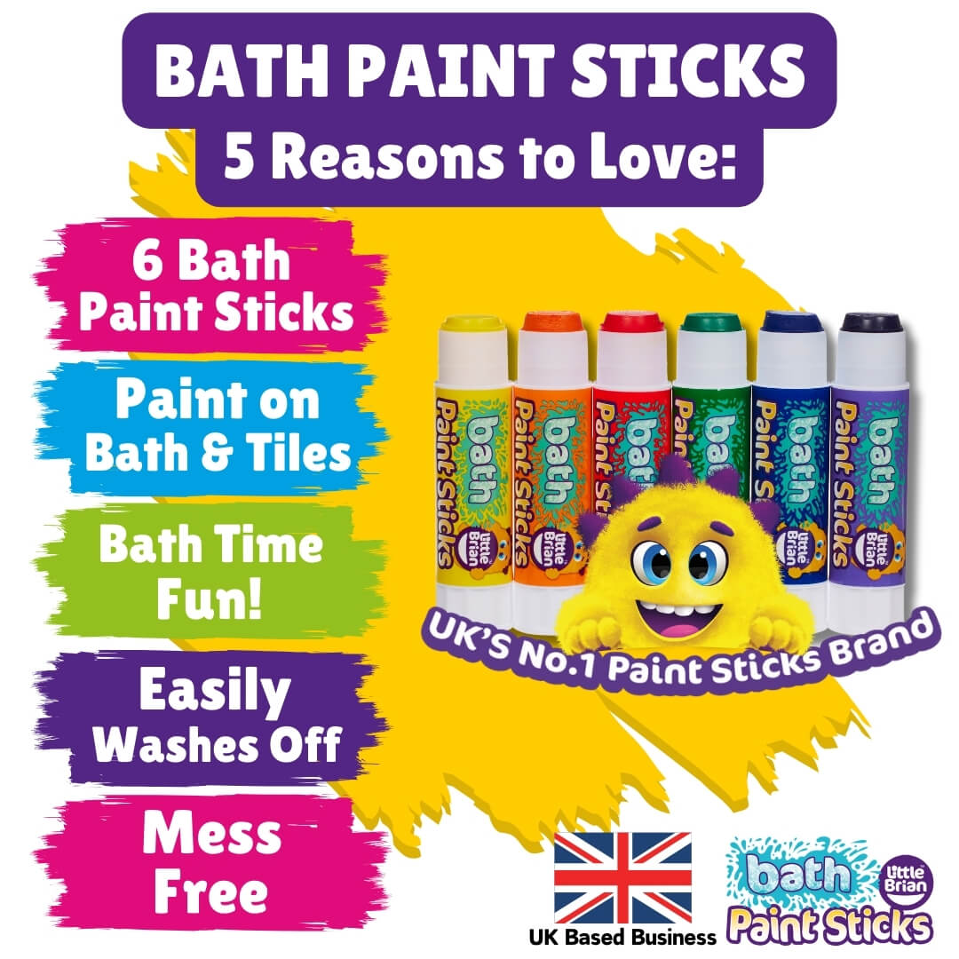 Little Brian Bath Paint Sticks