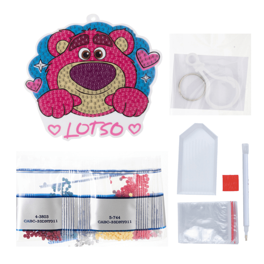 Lotso Crystal Art Bag Charm