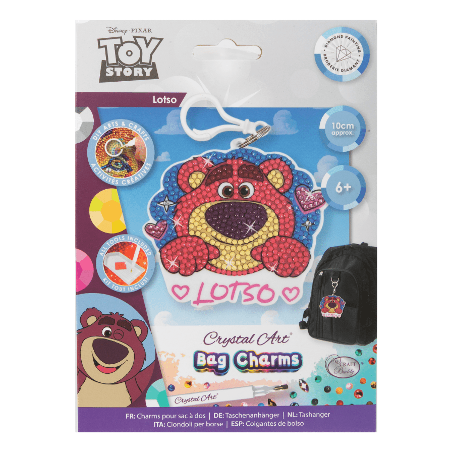 Lotso Crystal Art Bag Charm