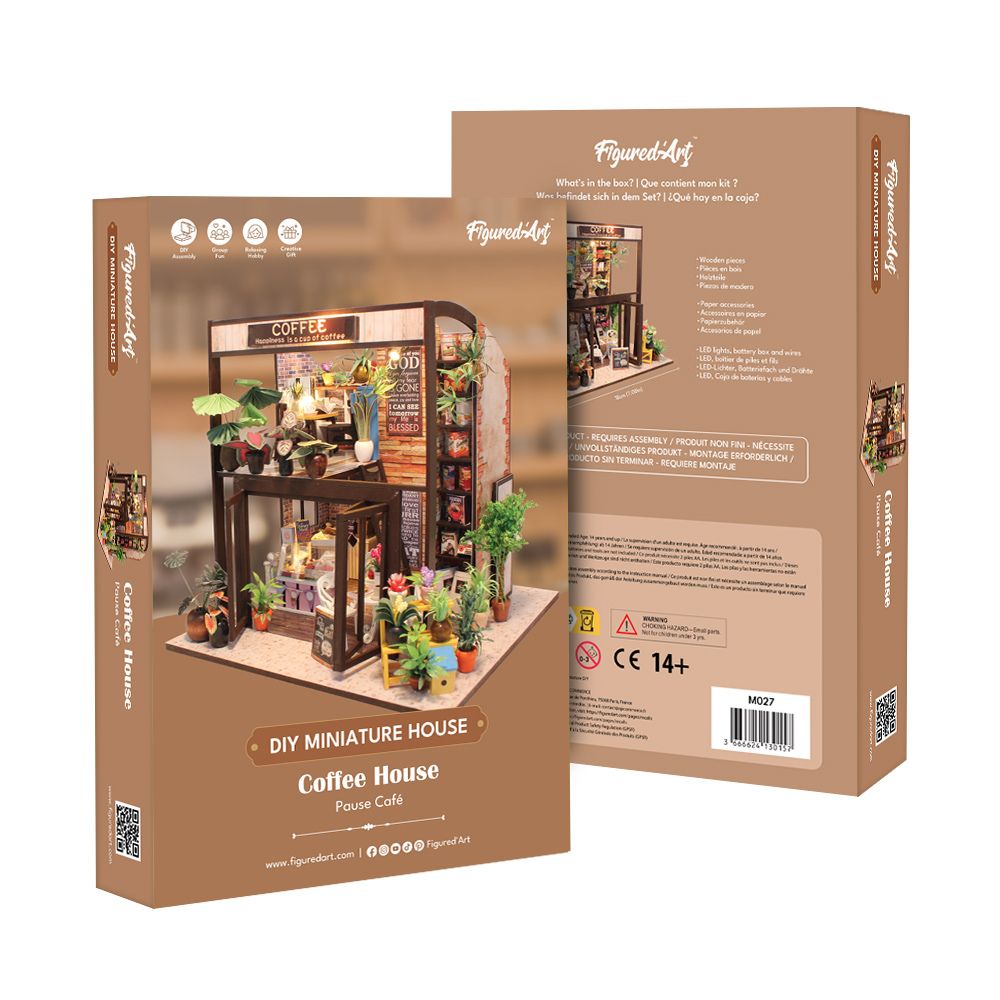 Miniature House DIY Kit - Coffee House