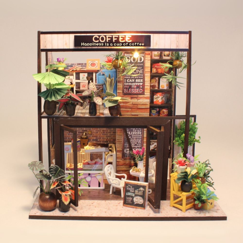 Miniature House DIY Kit - Coffee House