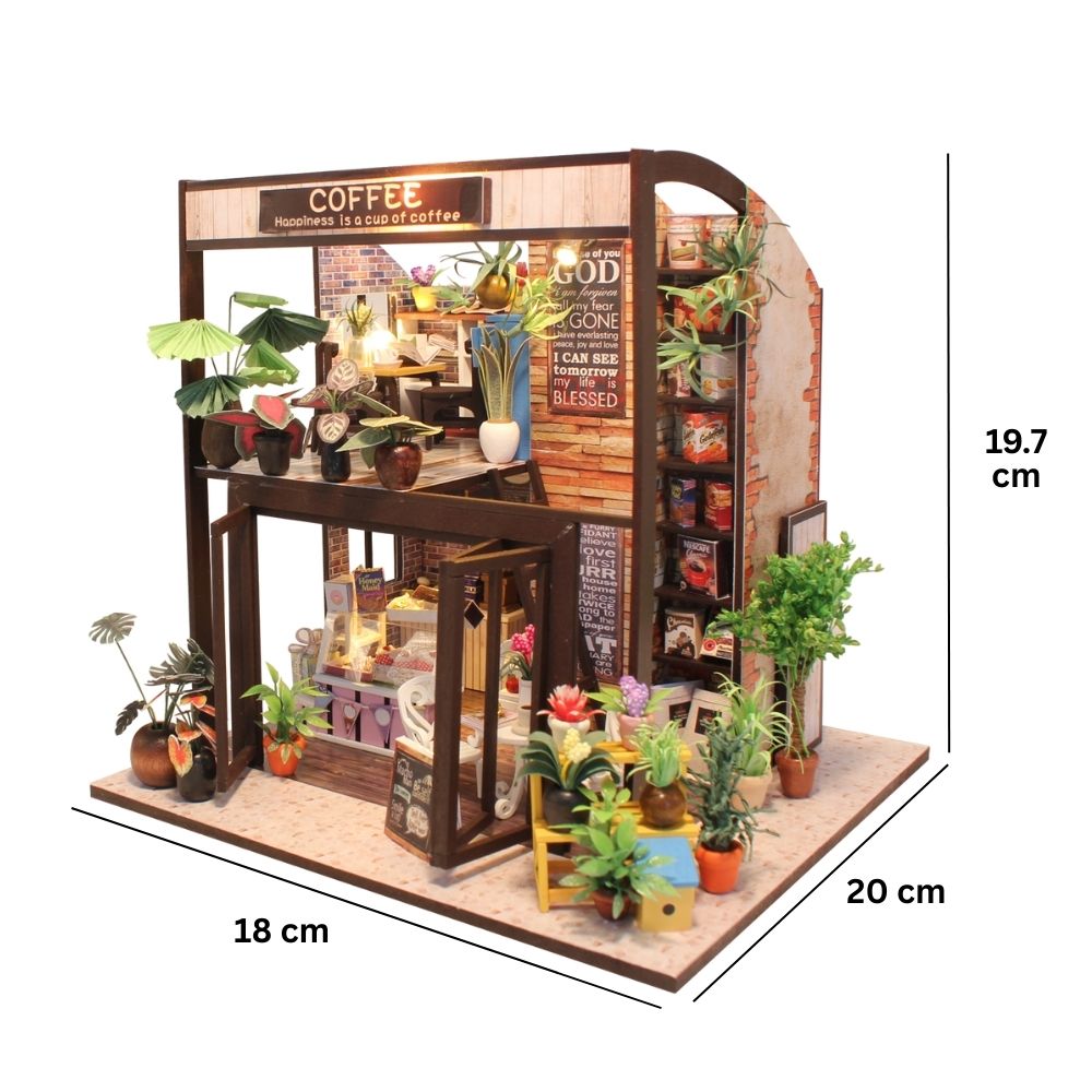 Miniature House DIY Kit - Coffee House