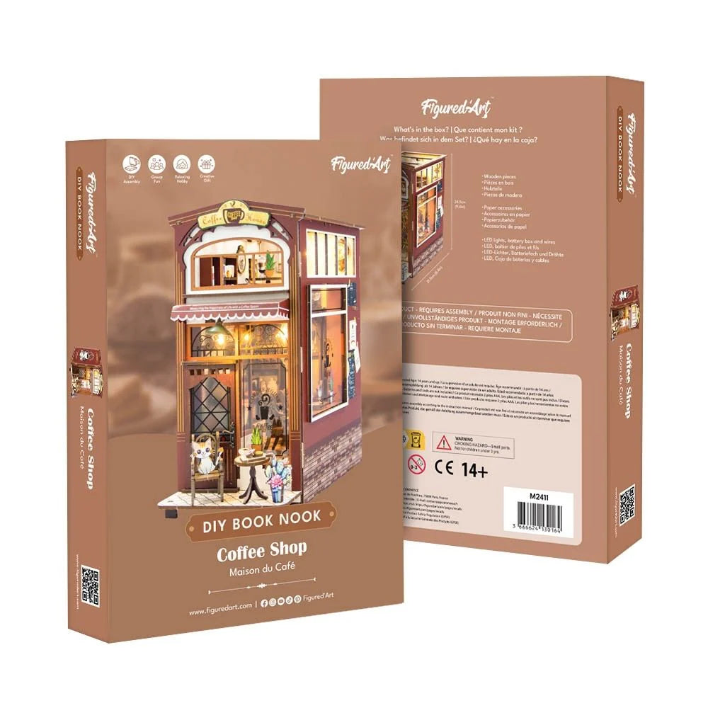 Coffee Shop (DIY Book Nook Kit)
