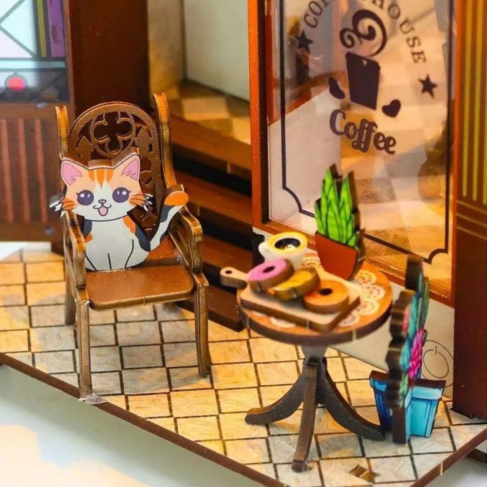 Coffee Shop (DIY Book Nook Kit)