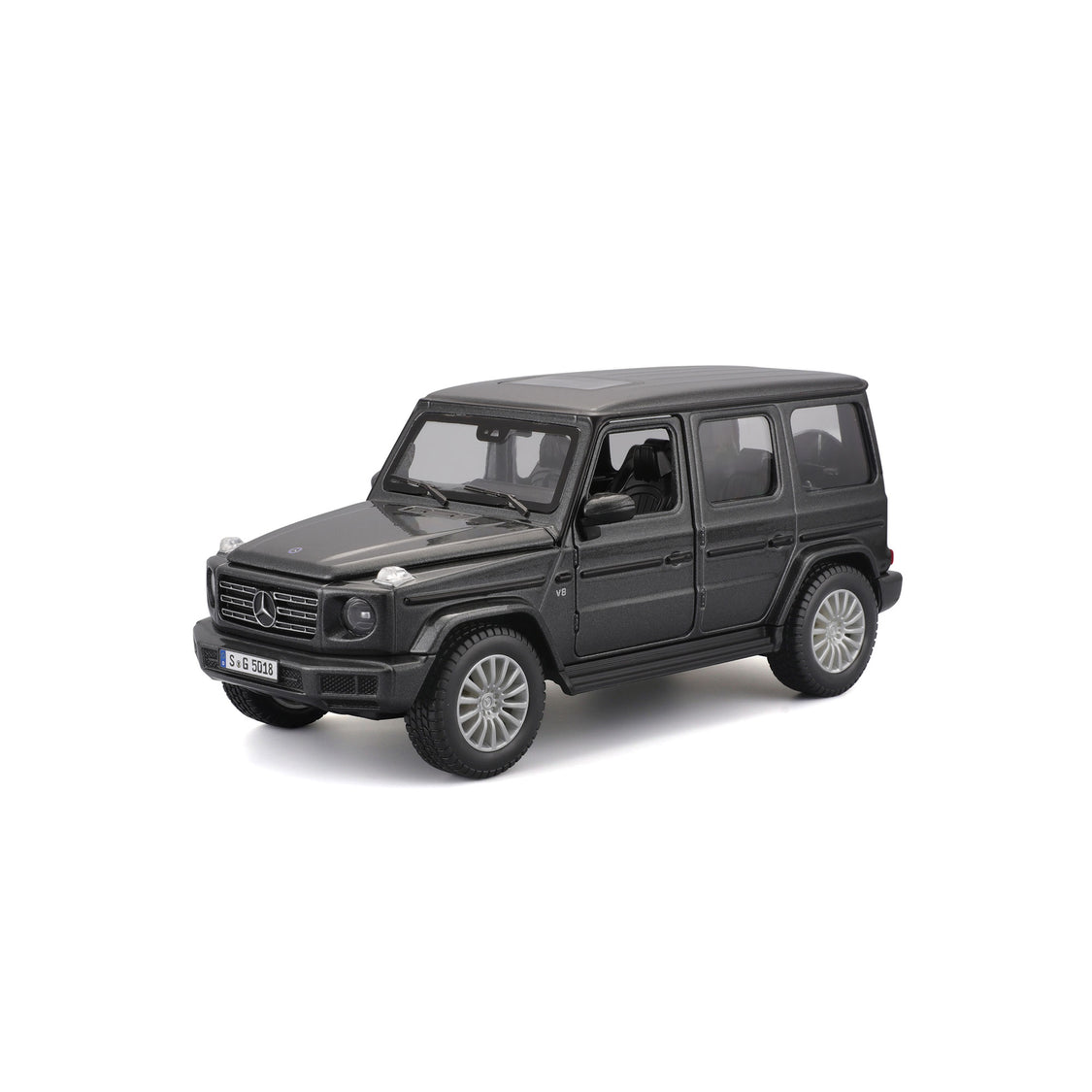 Mercedes-Benz G-Class Amg Suv 2019 Grey 1:24 Diecast Model Car