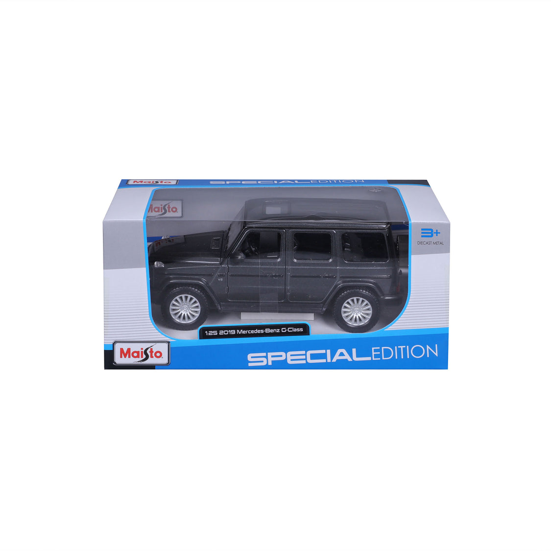 Mercedes-Benz G-Class Amg Suv 2019 Grey 1:24 Diecast Model Car