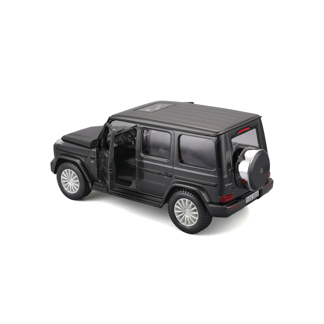 Mercedes-Benz G-Class Amg Suv 2019 Grey 1:24 Diecast Model Car