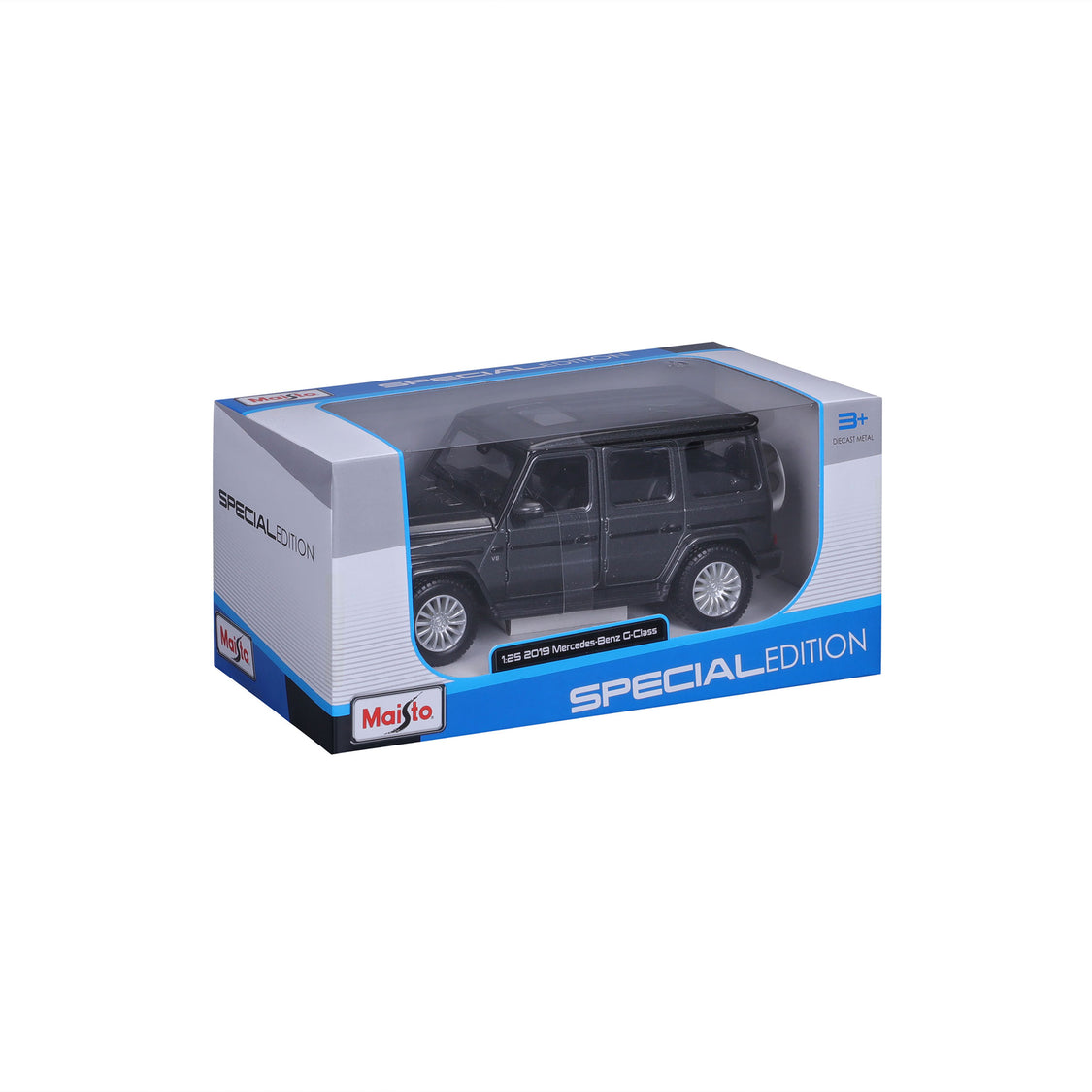 Mercedes-Benz G-Class Amg Suv 2019 Grey 1:24 Diecast Model Car