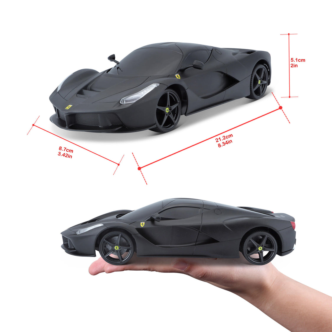 1:24 Rc Laferrari 2.4Ghz Black
