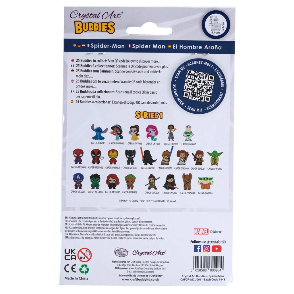 Spiderman, Crystal Art Buddy