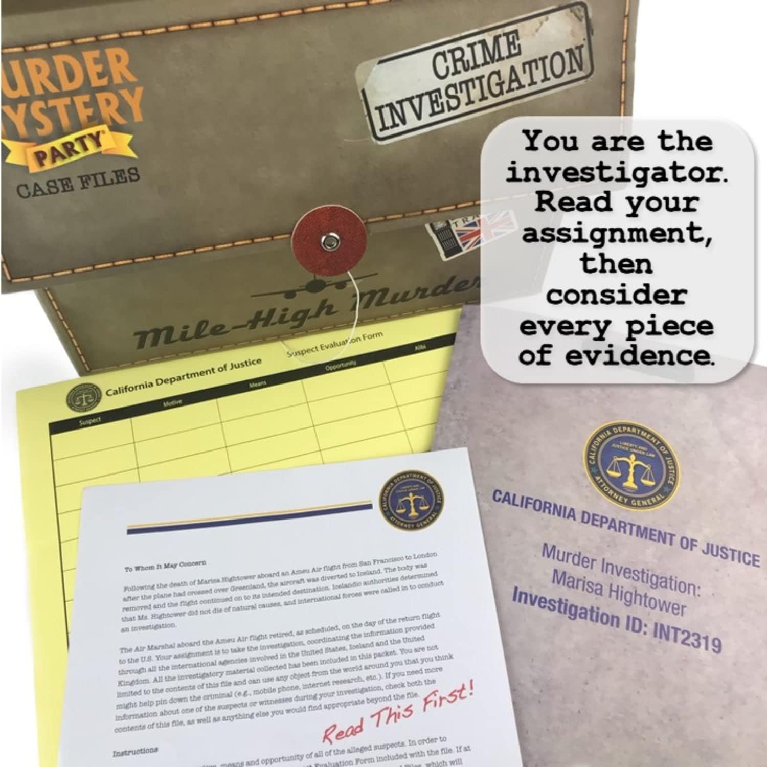 Murder Mystery Case Files Mix