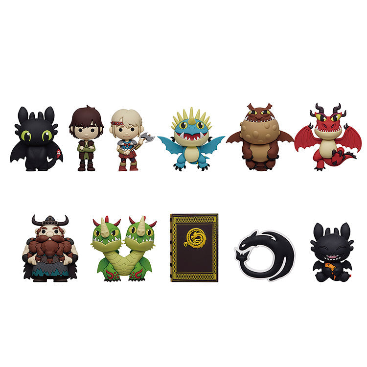 How To Train Your Dragons 3D Mystery Keychains
