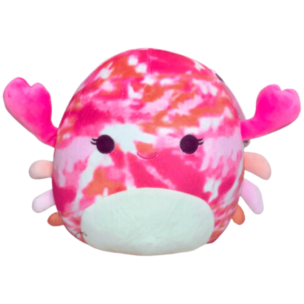 7.5 Squishmallows Maddie - Pink And Peach Tie-Dye Crab