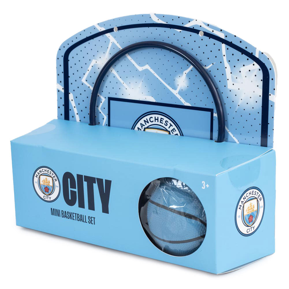 Team Merchandise Mini Basketball Set Man City