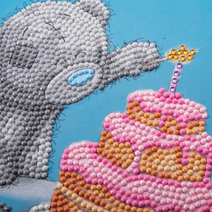 Happy Birthday, Crystal Art Card