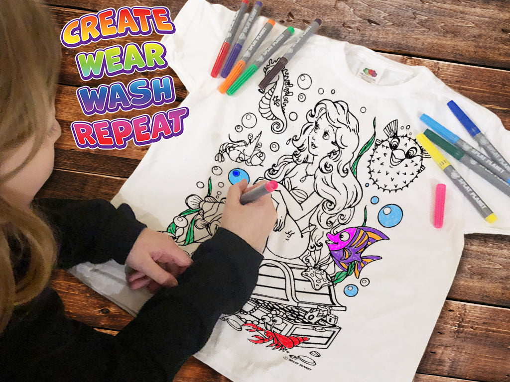 Sea Life Colour-In T-Shirt