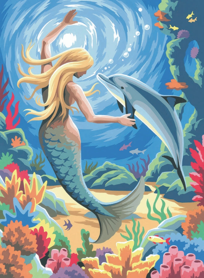 Junior Painting By Numbers Mermaid