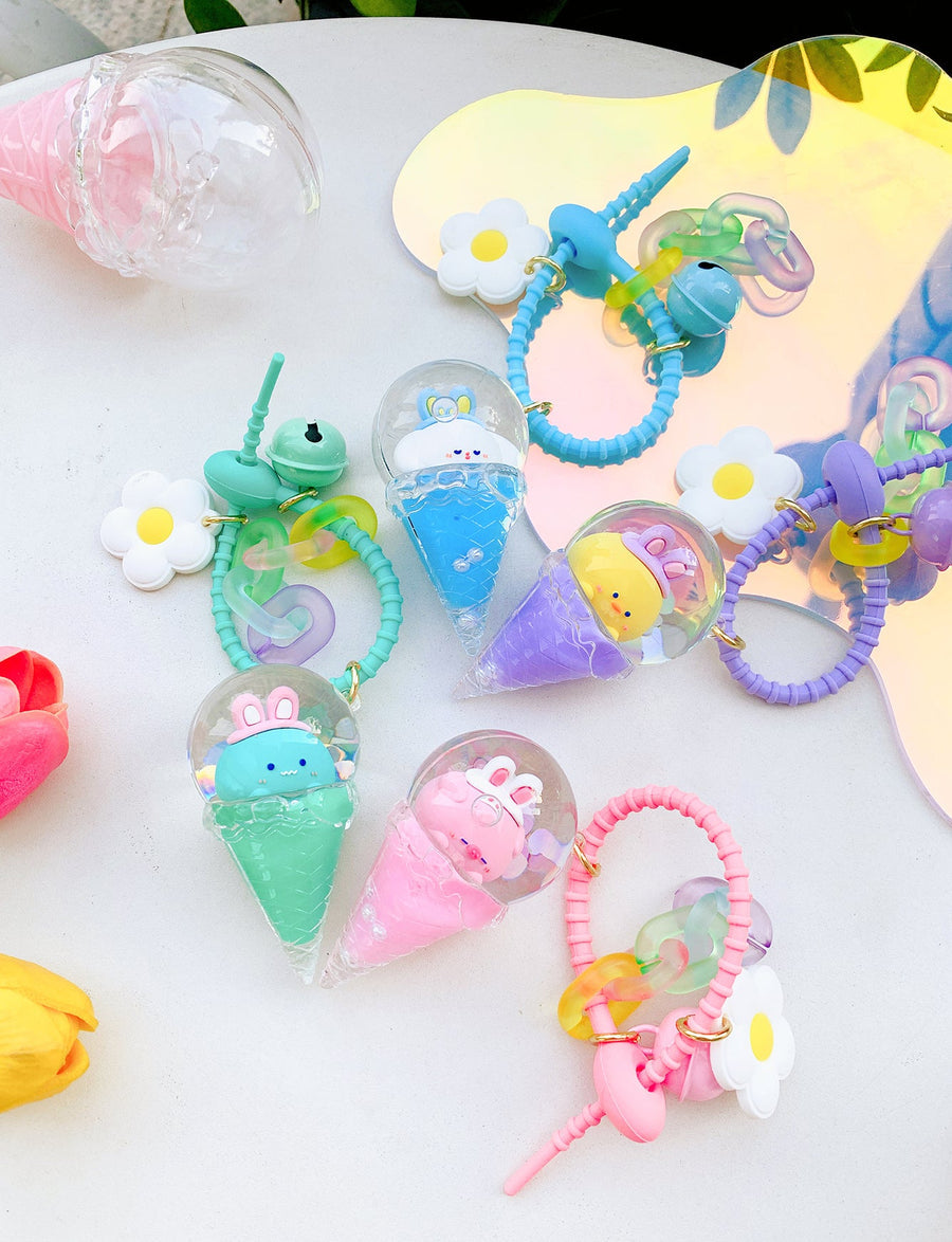 KENJI Mima Ice Cream Cone Keyring Asst