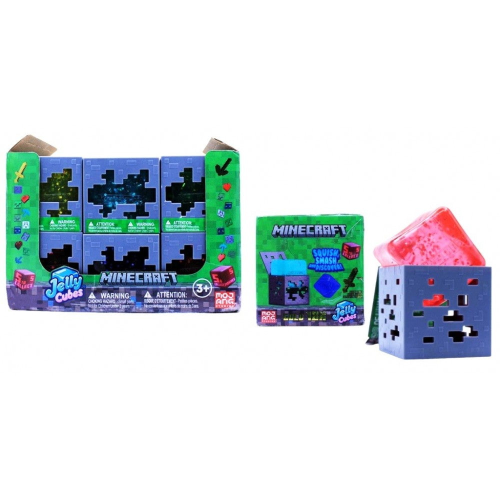 Minecraft Jelly Cube Squishy Fidget Toy Assortment