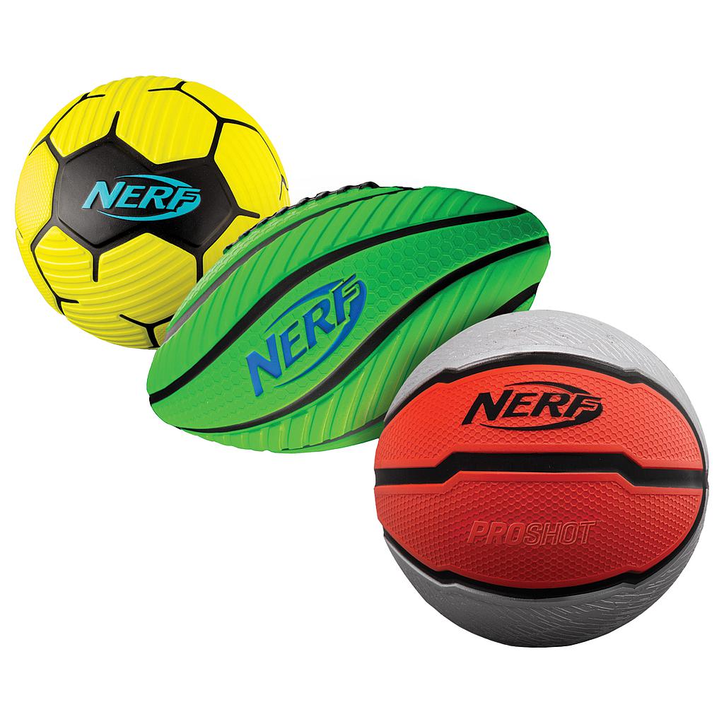 NERF Proshot Multisport Foam Ball Set
