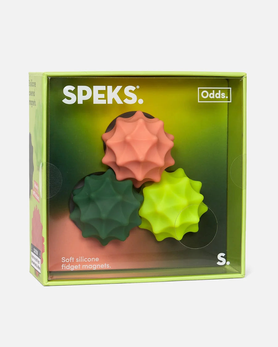 Speks Odds Magnetic Fidget Toy 3 Pack Vivid Green Spurs