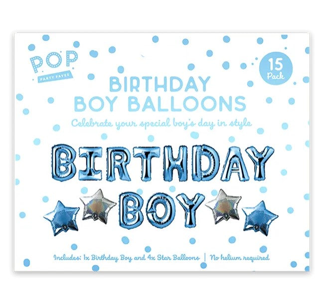 Birthday Boy Balloon Party Pack