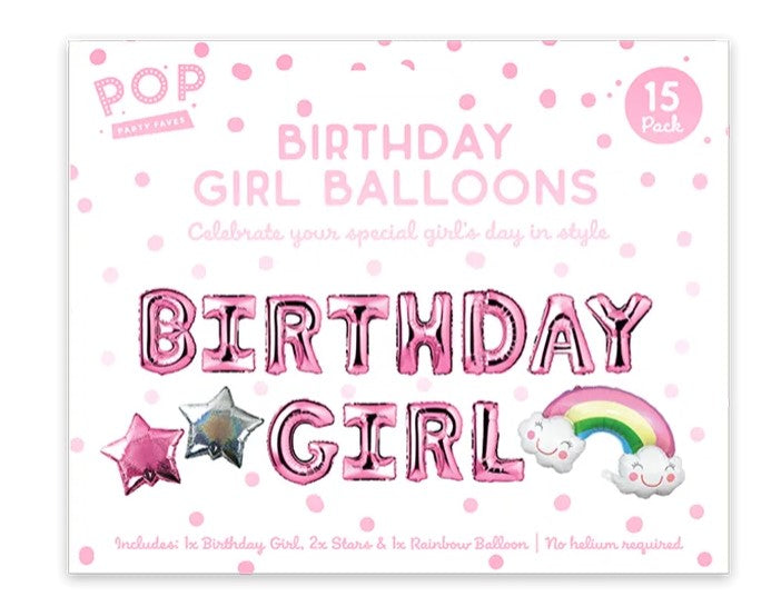 Birthday Girl Balloon Party Pack