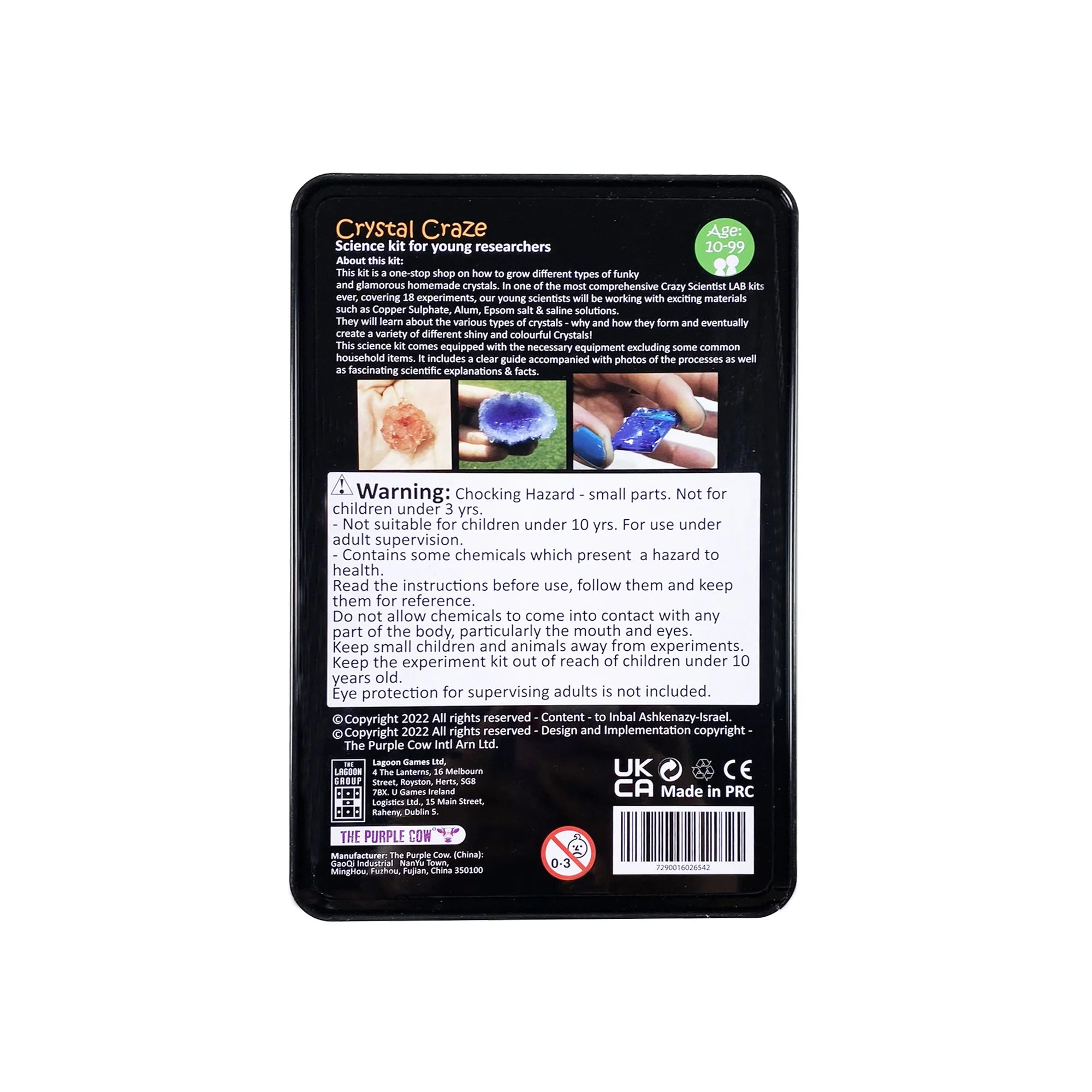 Crazy Scientist LAB Crystal Craze