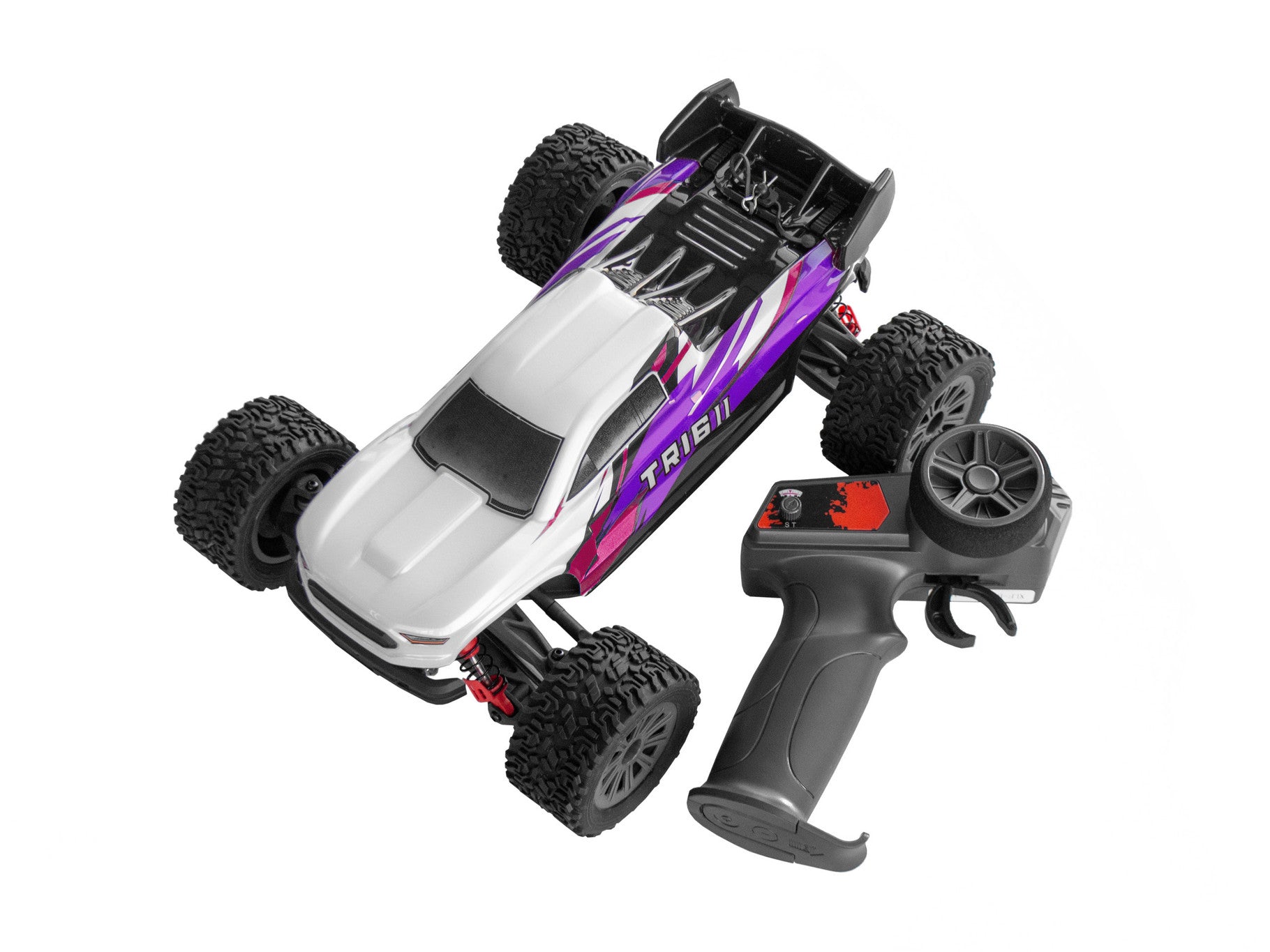 PD Racing TR16II 1:16 RC Truggy Purple, Pink & White