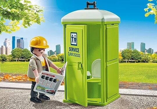 PLAYMOBIL 71435 Portable Toilet