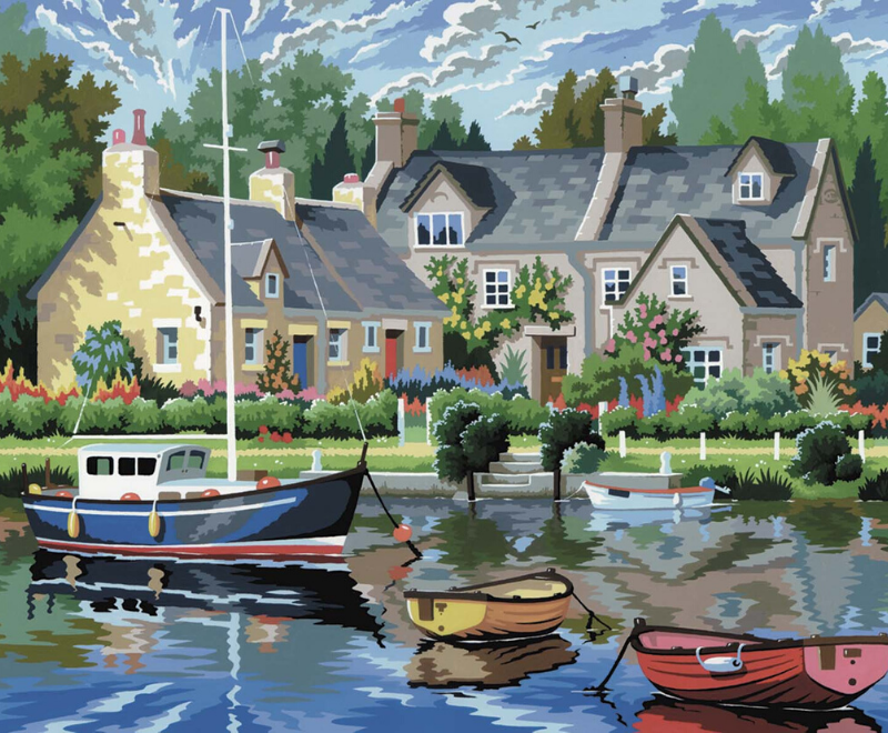 Senior Painting By Numbers Tranquil Waters