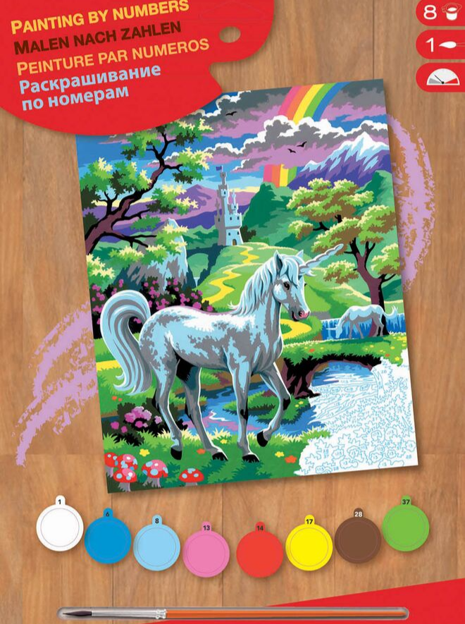 Junior Painting by Numbers Unicorn