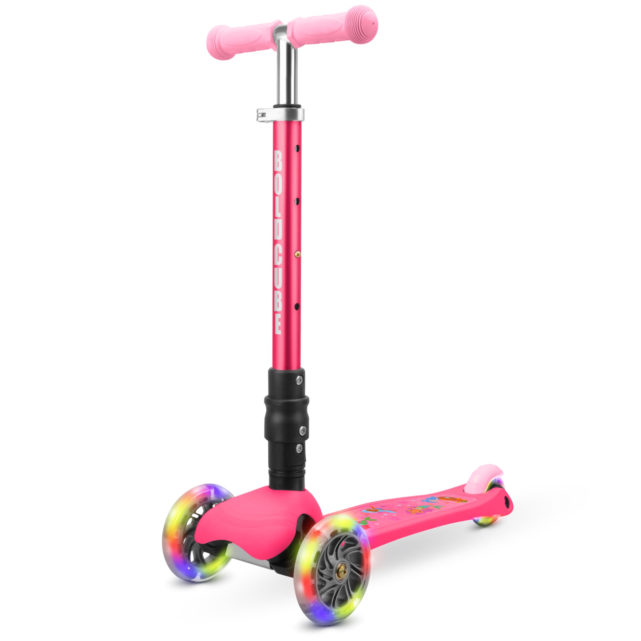 Teeny Fold: Mermaid 3 Wheel Scooter (Pink)