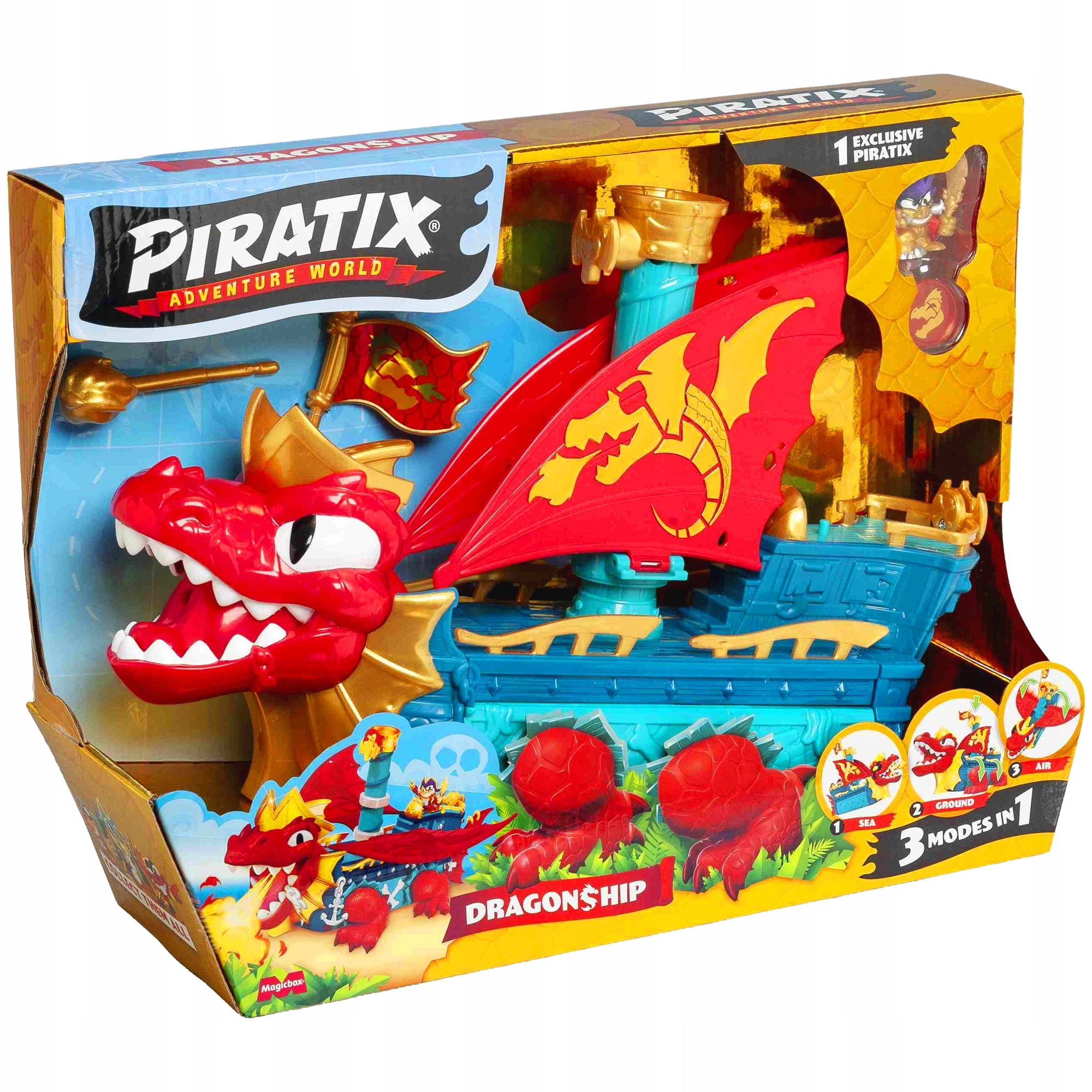 Piratix Dragon Ship 3-in-1 All Terrain Vehicle