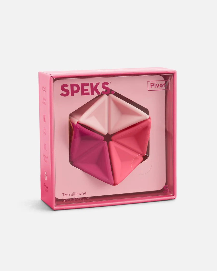 Speks Pivot Magnetic Fidget Toy Magenta