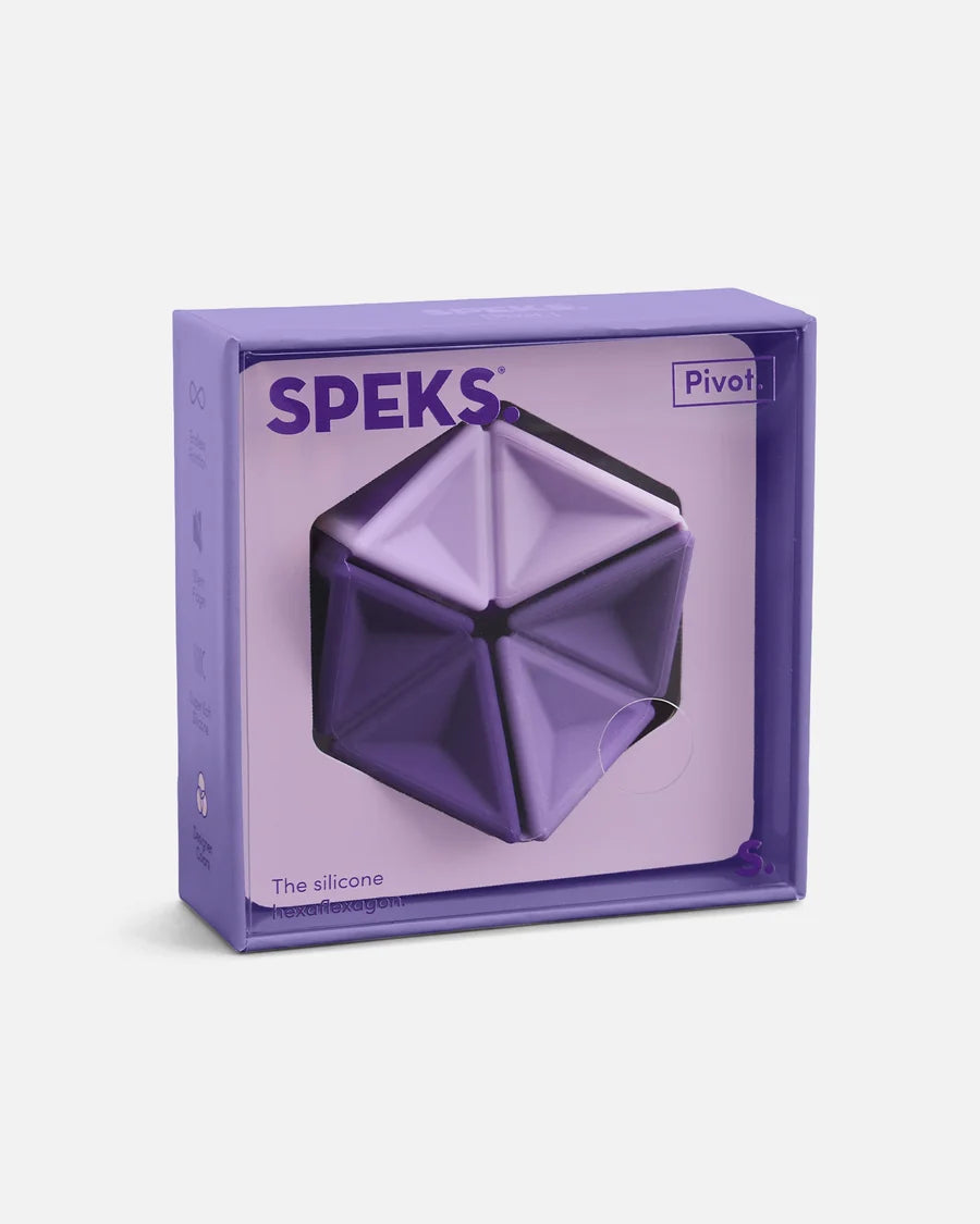 Speks Pivot Magnetic Fidget Toy Violet