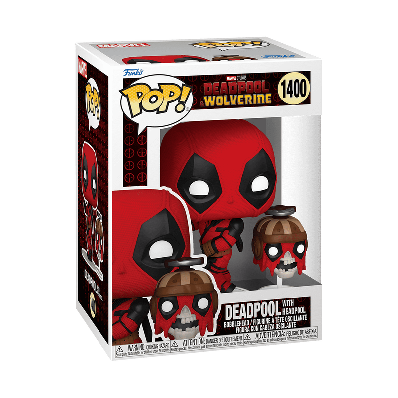 Funko POP! Marvel: Deadpool and Wolverine - Deadpool with Headpool