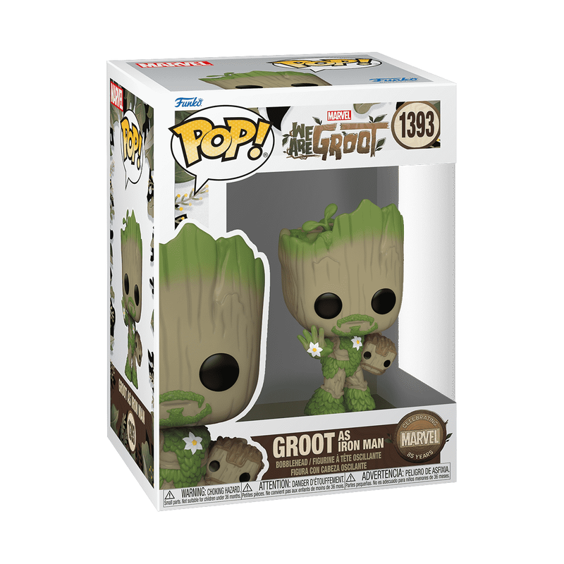 Funko POP! Marvel : We Are Groot - Groot as Iron Man