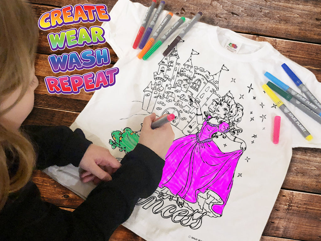 Princess Colour In T-Shirts