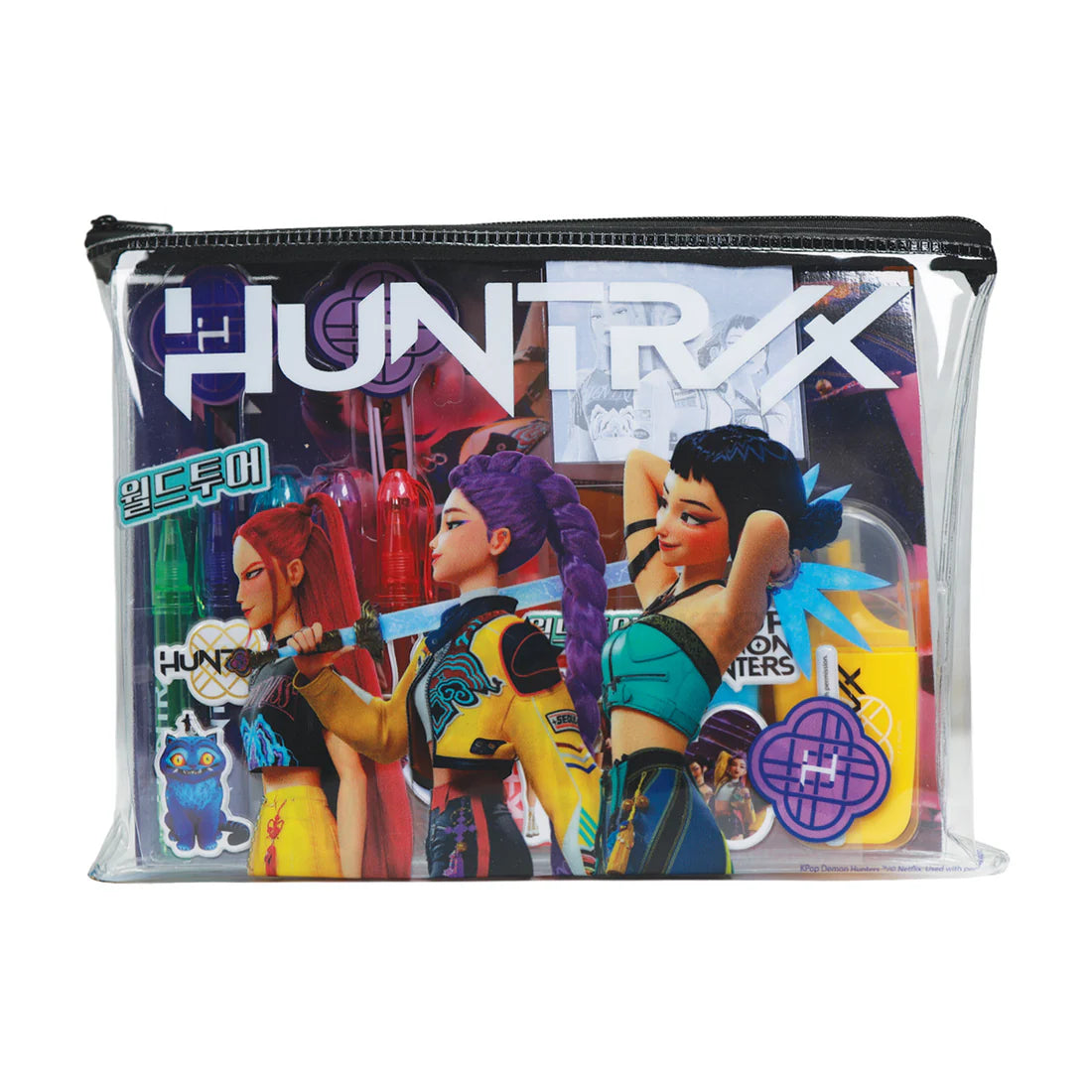 K-Pop Demon Hunter PVC Wallet Stationery Set – Huntr X