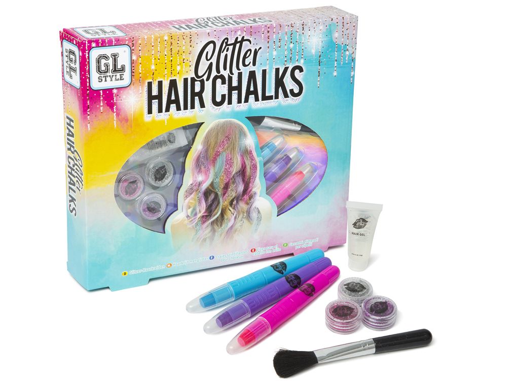 GL Style Glitter Hair Chalks