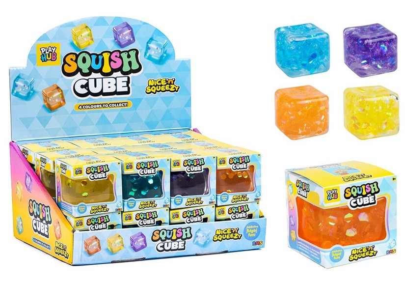 RMS Squishy Sugar Glitter Flake Maltose Cube