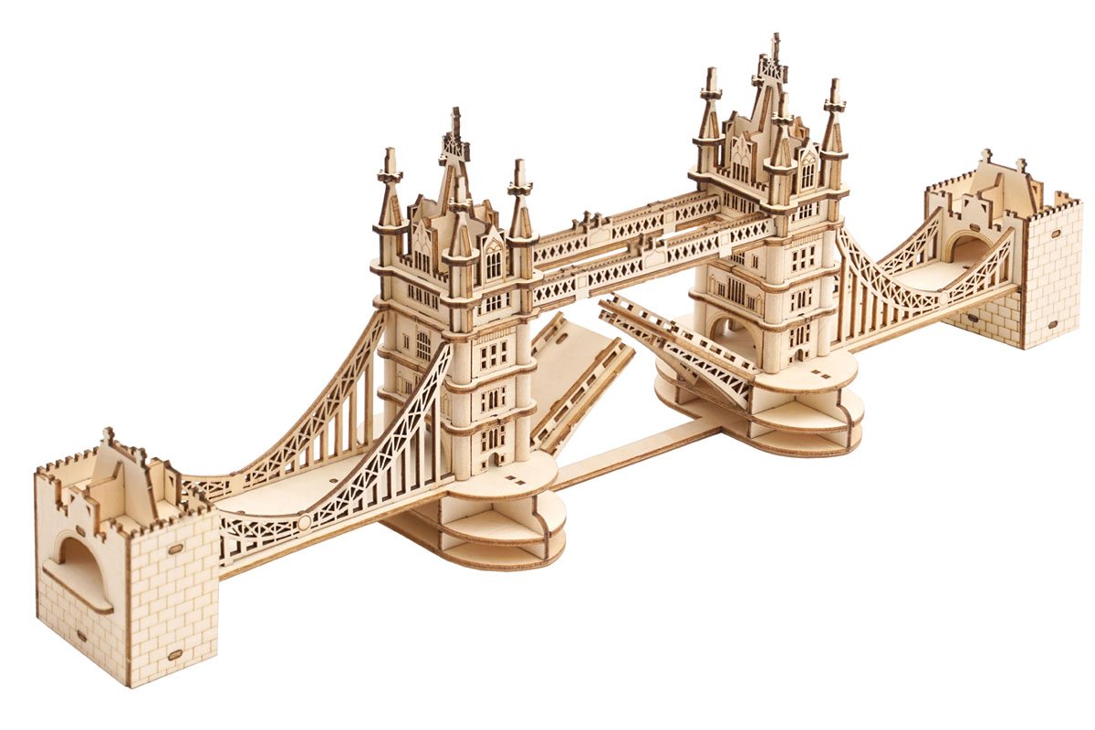 Rokr Tower Bridge Wooden Model Kit