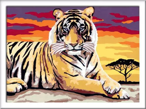CreArt - Paint by Numbers Majestic Tiger