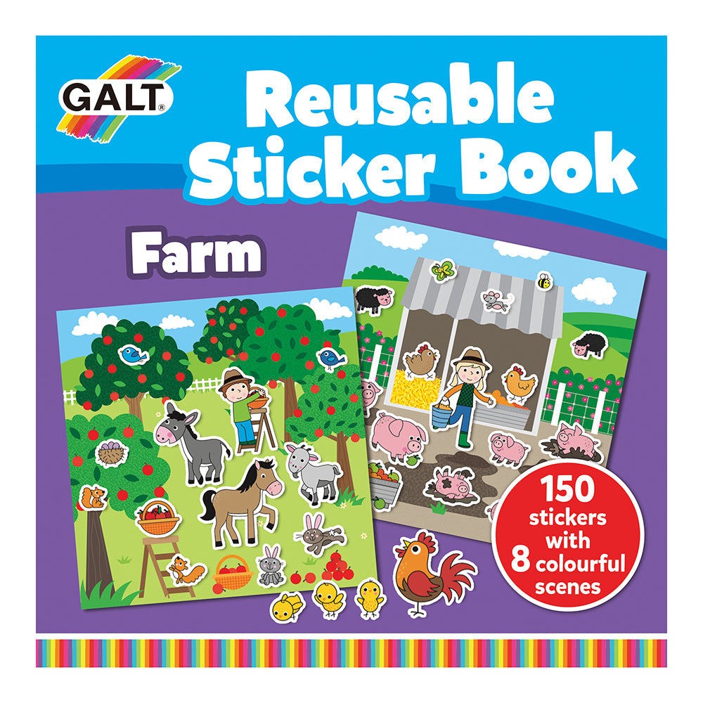 Reusable Sticker Book - Farm