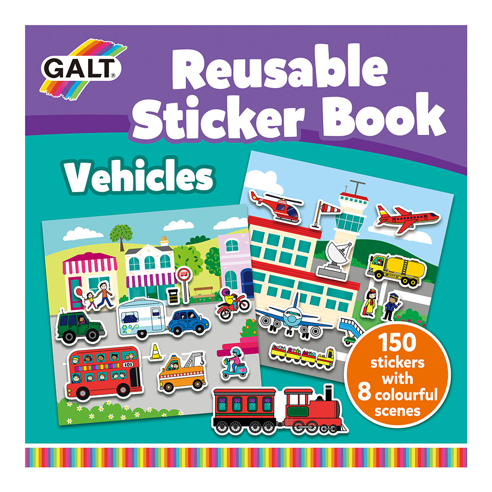 Reusable Sticker Book - Vehicles