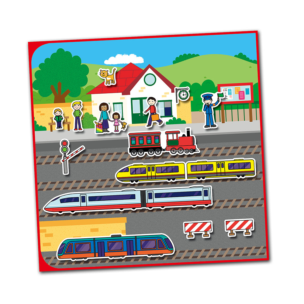 Reusable Sticker Book - Vehicles