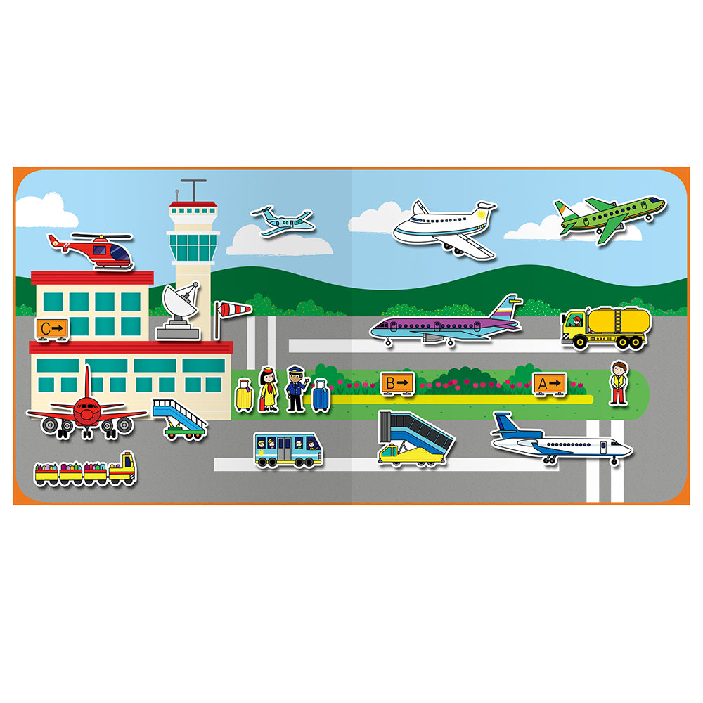 Reusable Sticker Book - Vehicles